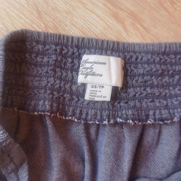 Chambray Mini Skirt Embroidered by American Eagle - Picture 3 of 3